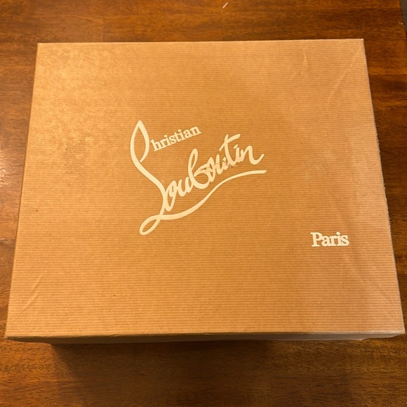 Christian Louboutin size 38 dark grey suede booties - Picture 5 of 9